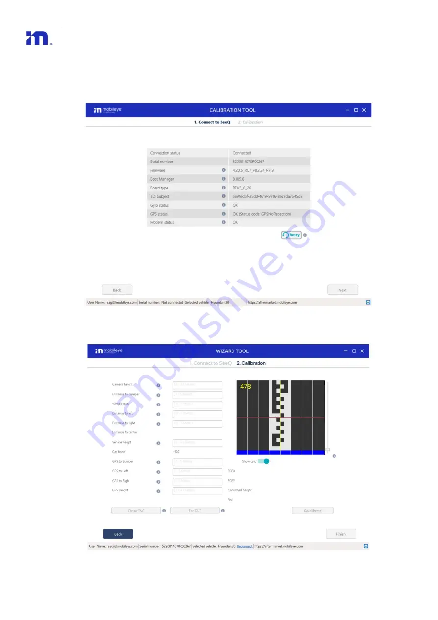 Mobileye 8 Connect Technical User Manual Download Page 60