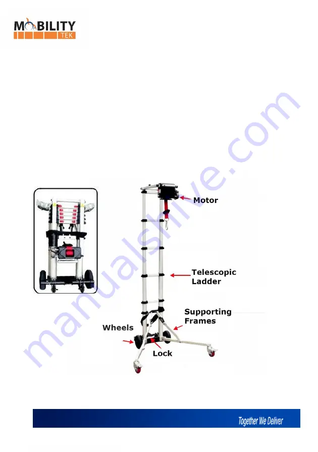 Mobility TEK Solax Mobi-Hoist Скачать руководство пользователя страница 3