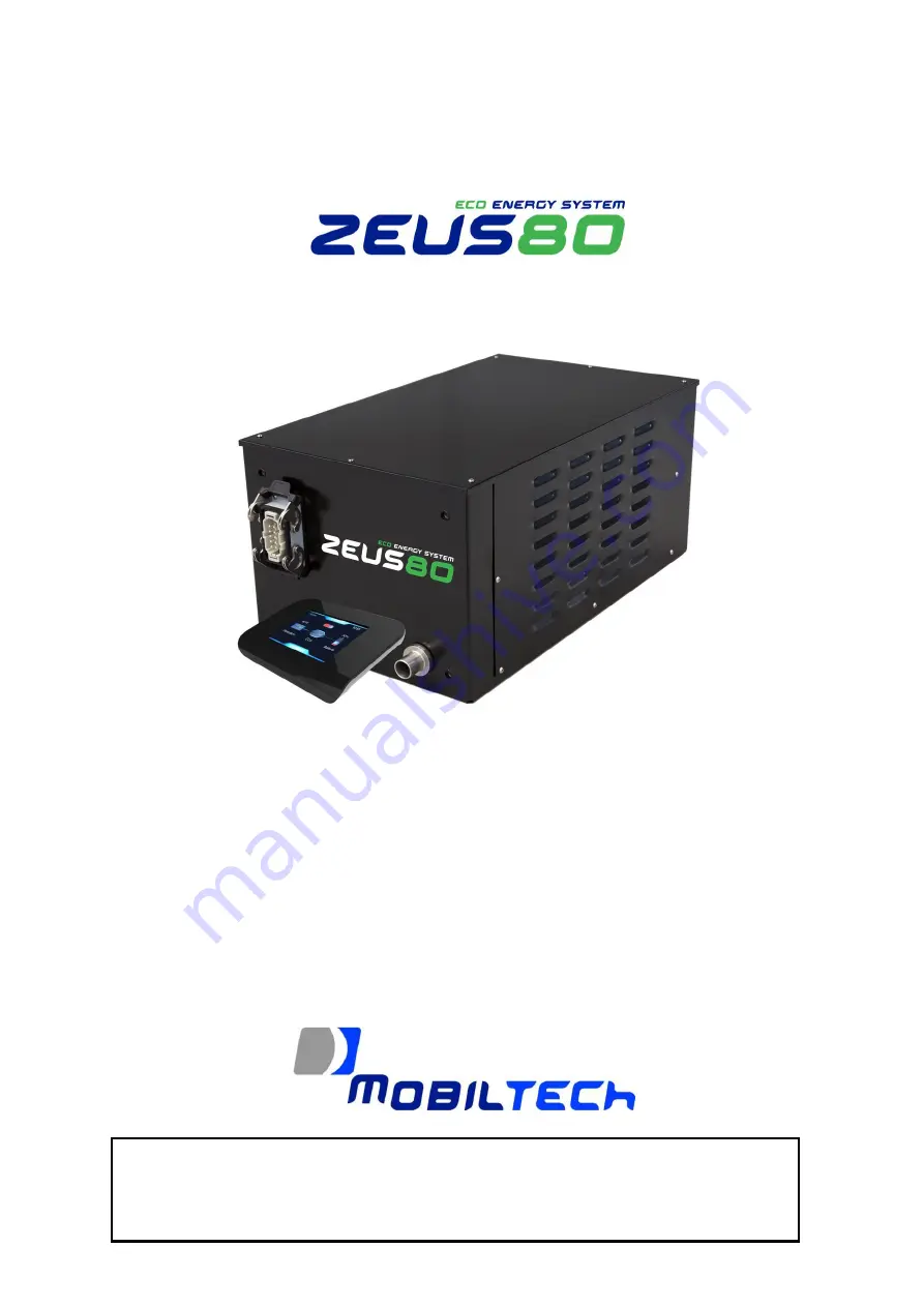 Mobiltech ZEUS80 CD User Manual Download Page 1