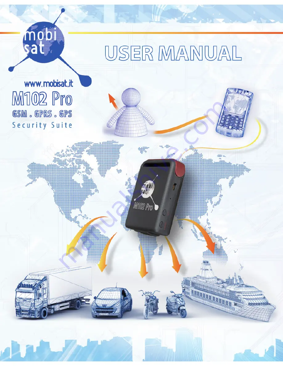 MOBISAT M102 PRO User Manual Download Page 1