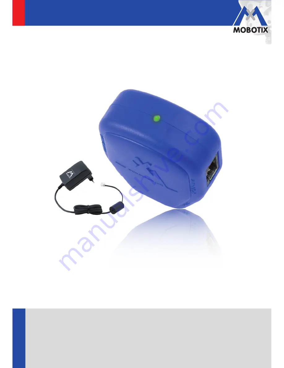 Mobotix MX-NPA-PoE-INT-Set Скачать руководство пользователя страница 1