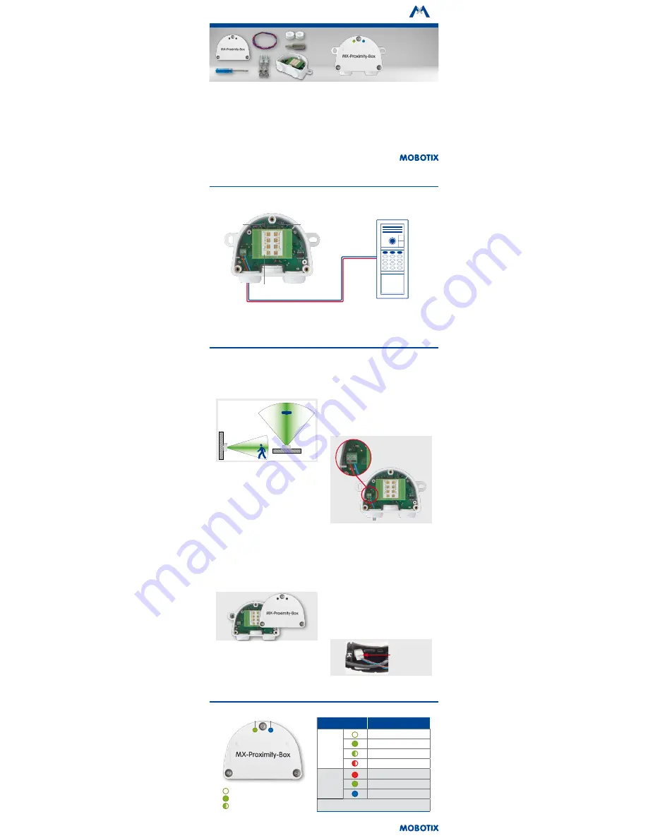 Mobotix MX-Proximity-Box Скачать руководство пользователя страница 1