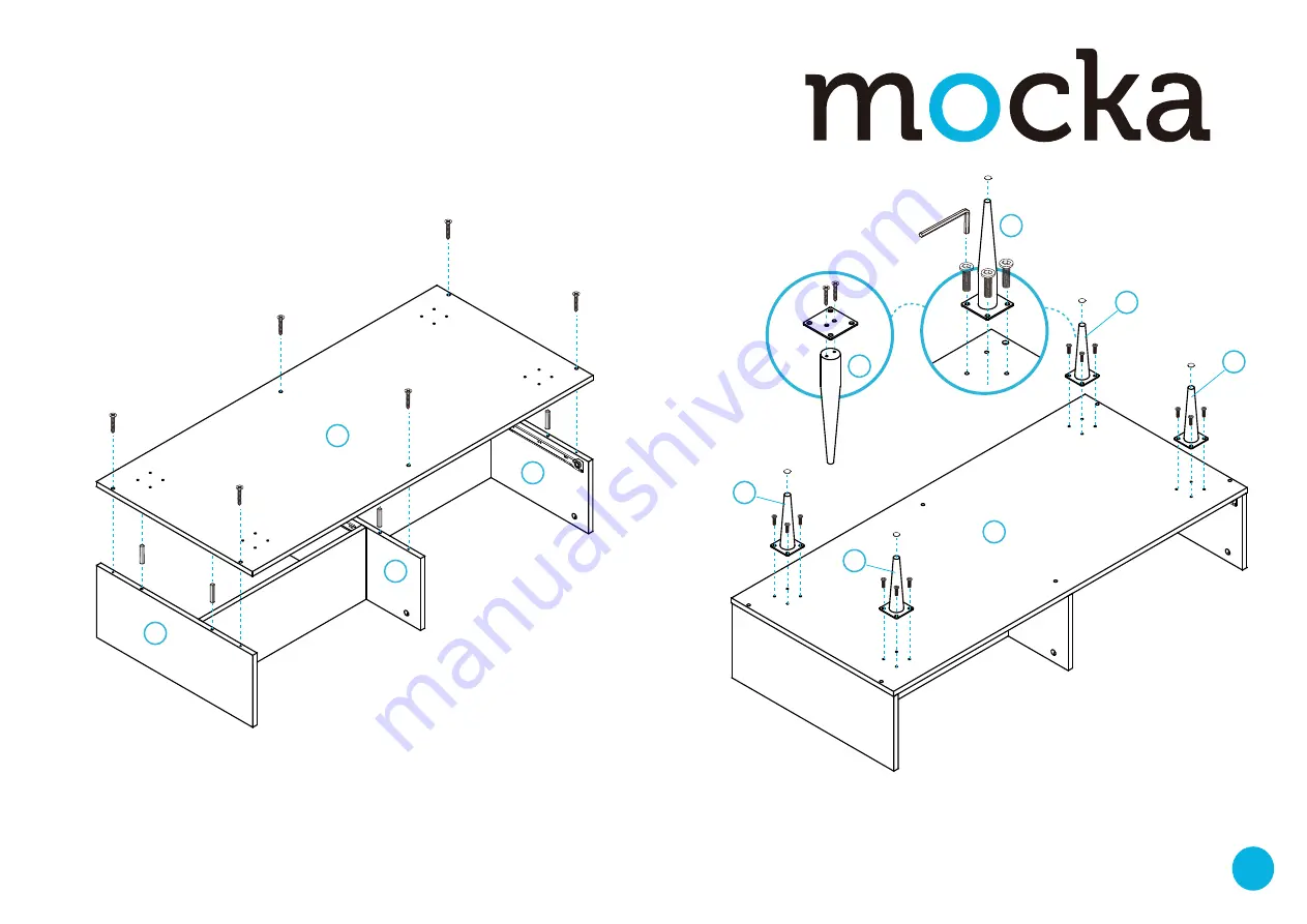 Mocka Alps Coffee Table Скачать руководство пользователя страница 5