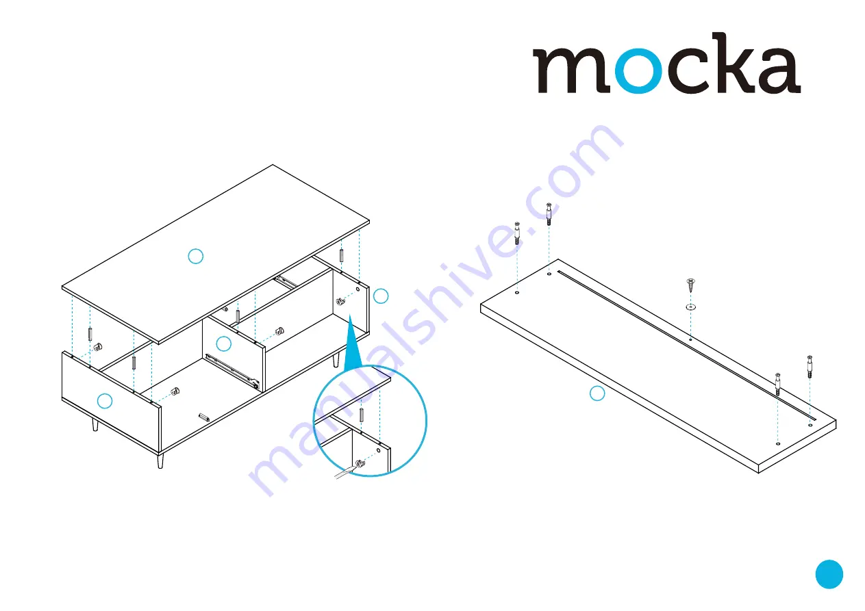 Mocka Alps Coffee Table Скачать руководство пользователя страница 6