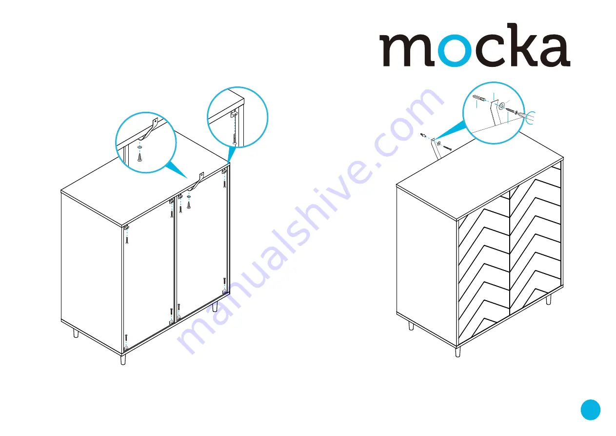 Mocka Alps Two Door Cabinet Скачать руководство пользователя страница 10