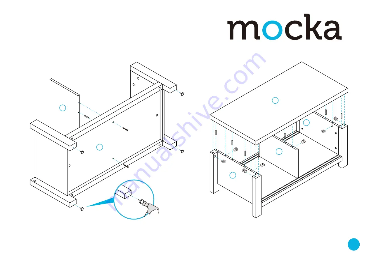 Mocka Asha Coffee Table Скачать руководство пользователя страница 5