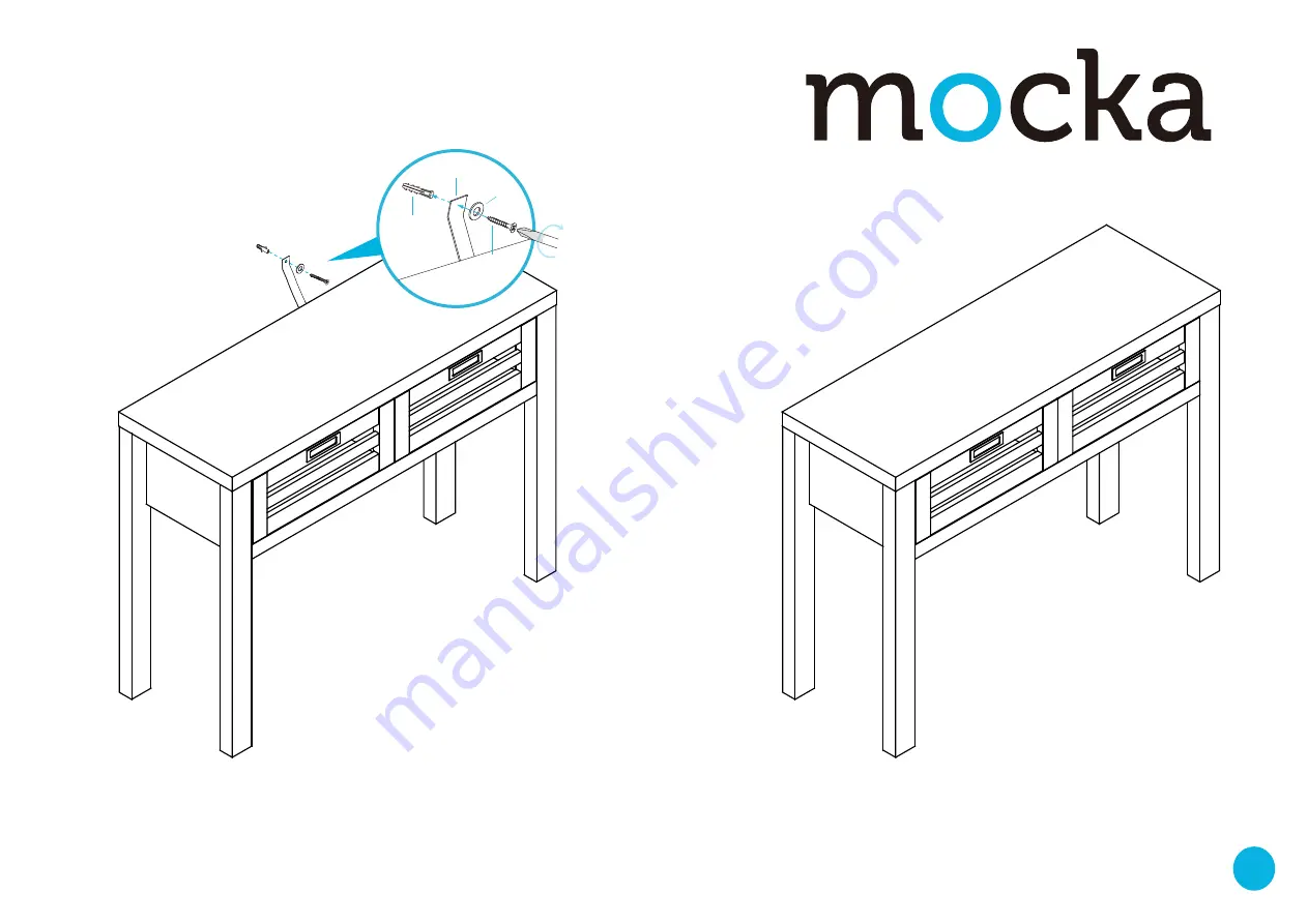 Mocka Asha Console Table Скачать руководство пользователя страница 9