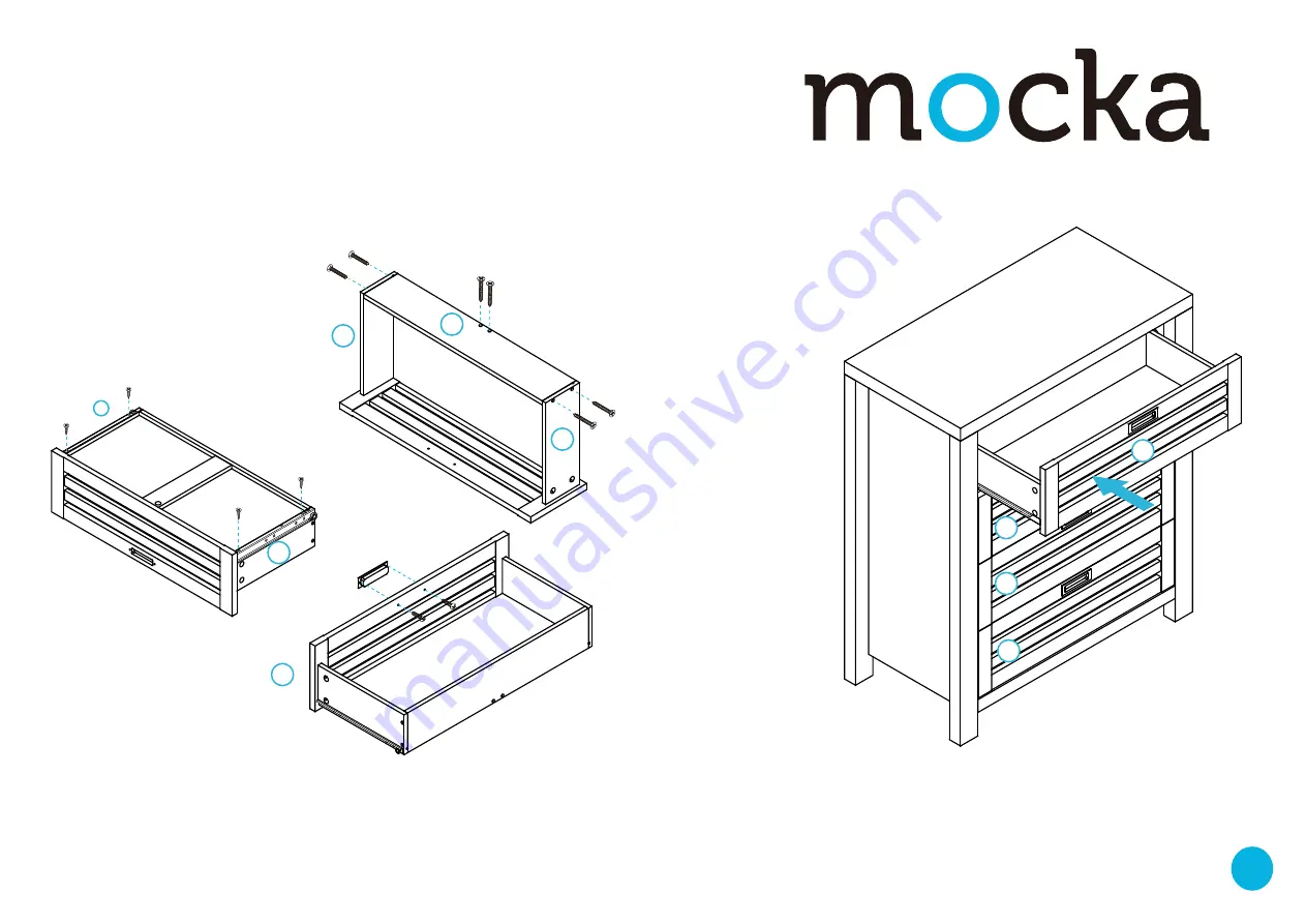 Mocka Asha Four Drawer Скачать руководство пользователя страница 8