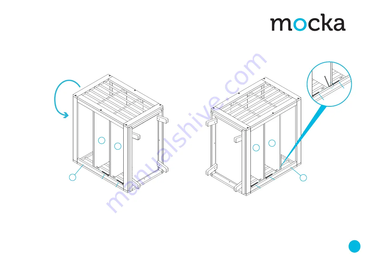 Mocka Aspen Change Table Скачать руководство пользователя страница 5