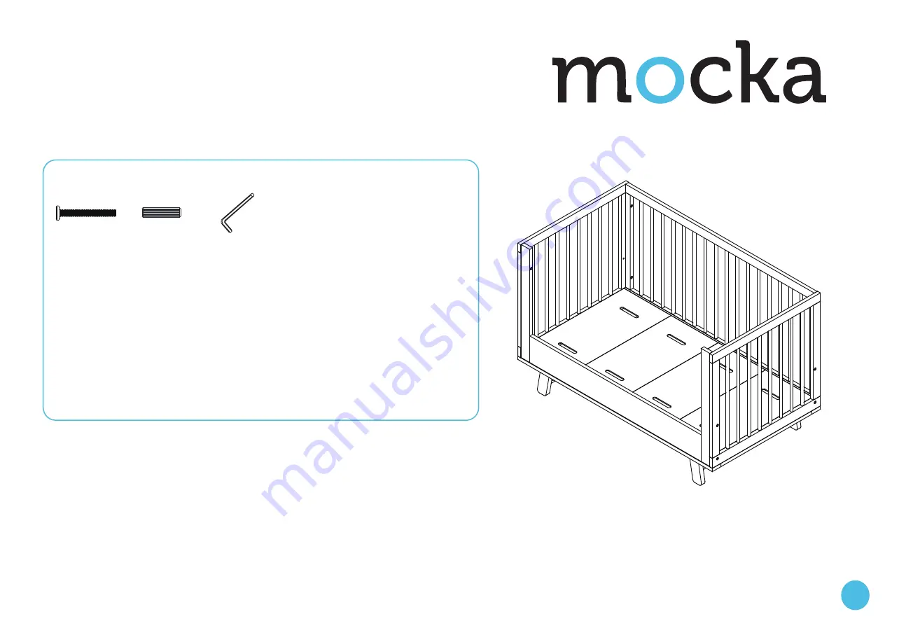 Mocka Aspen Cot Toddler Bed Conversion Скачать руководство пользователя страница 1