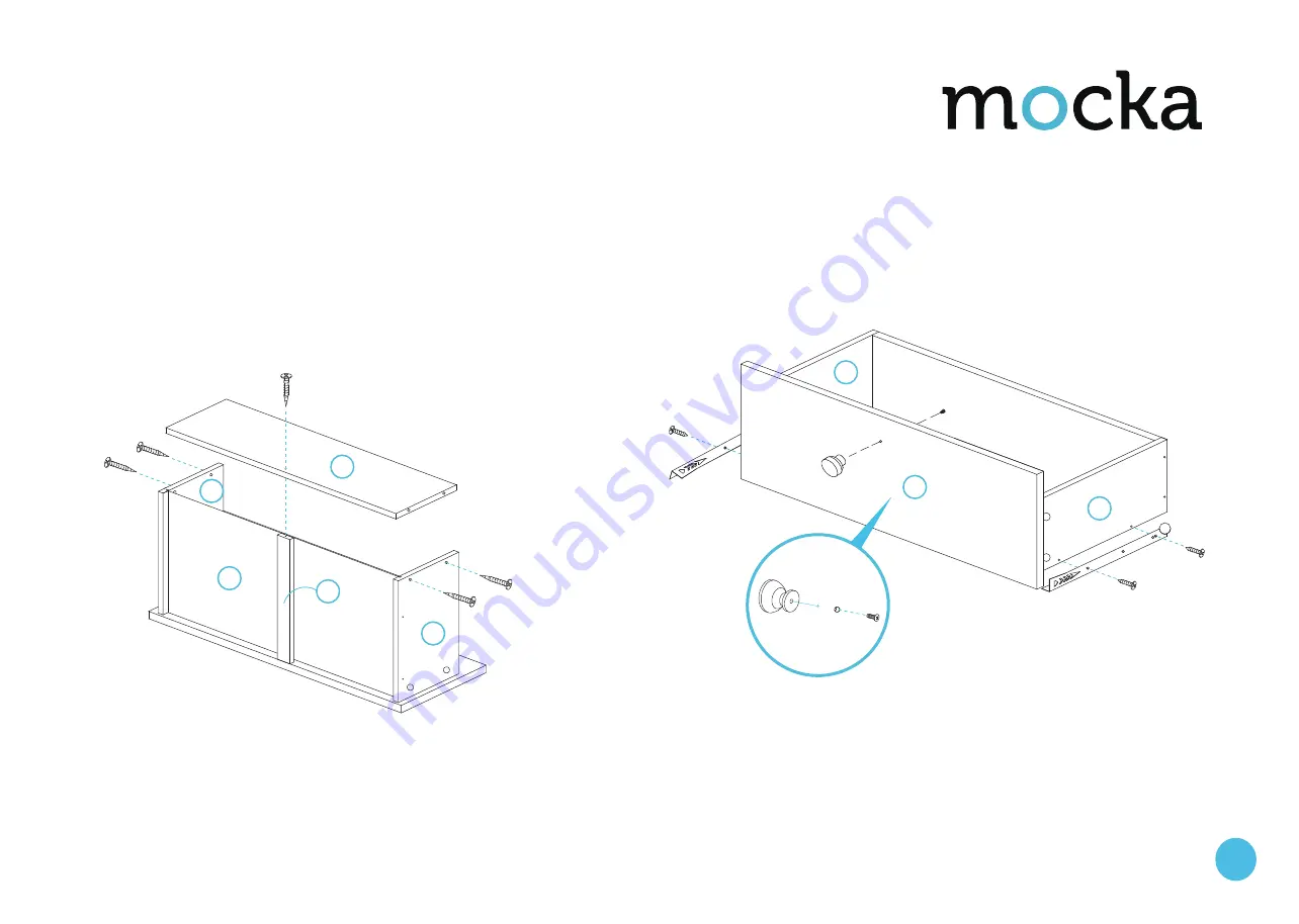 Mocka Aspen Four Drawer Скачать руководство пользователя страница 7