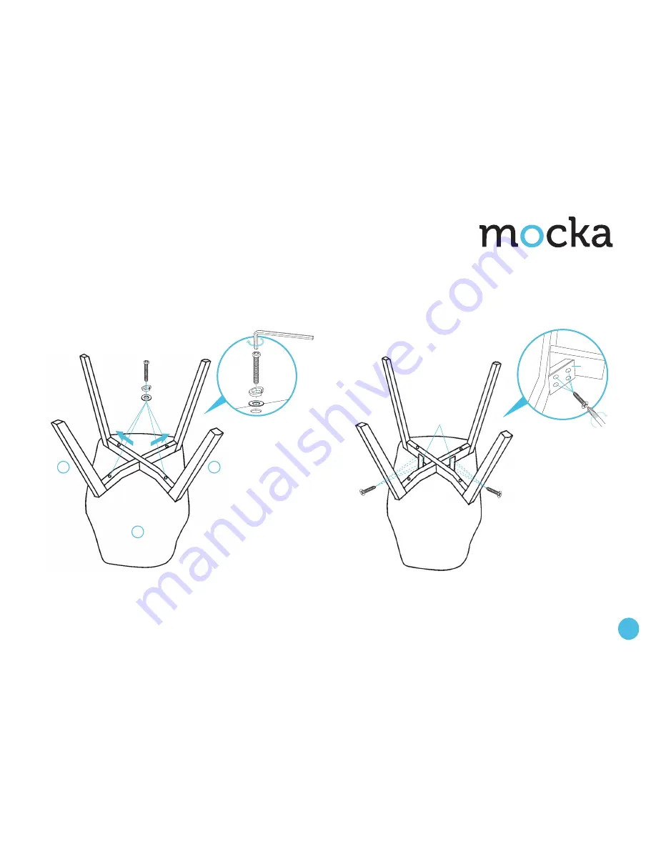 Mocka Austin Chair Assembly Instructions Download Page 2