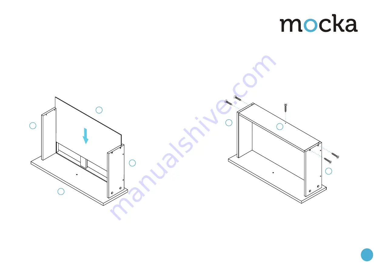 Mocka Charli Three Drawer Assembly Instructions Manual Download Page 7