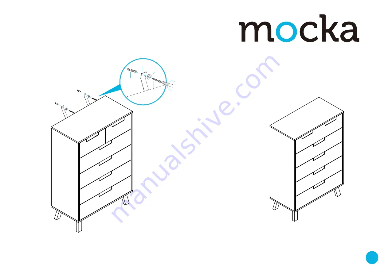 Mocka Chelsea Tallboy Drawers Скачать руководство пользователя страница 11