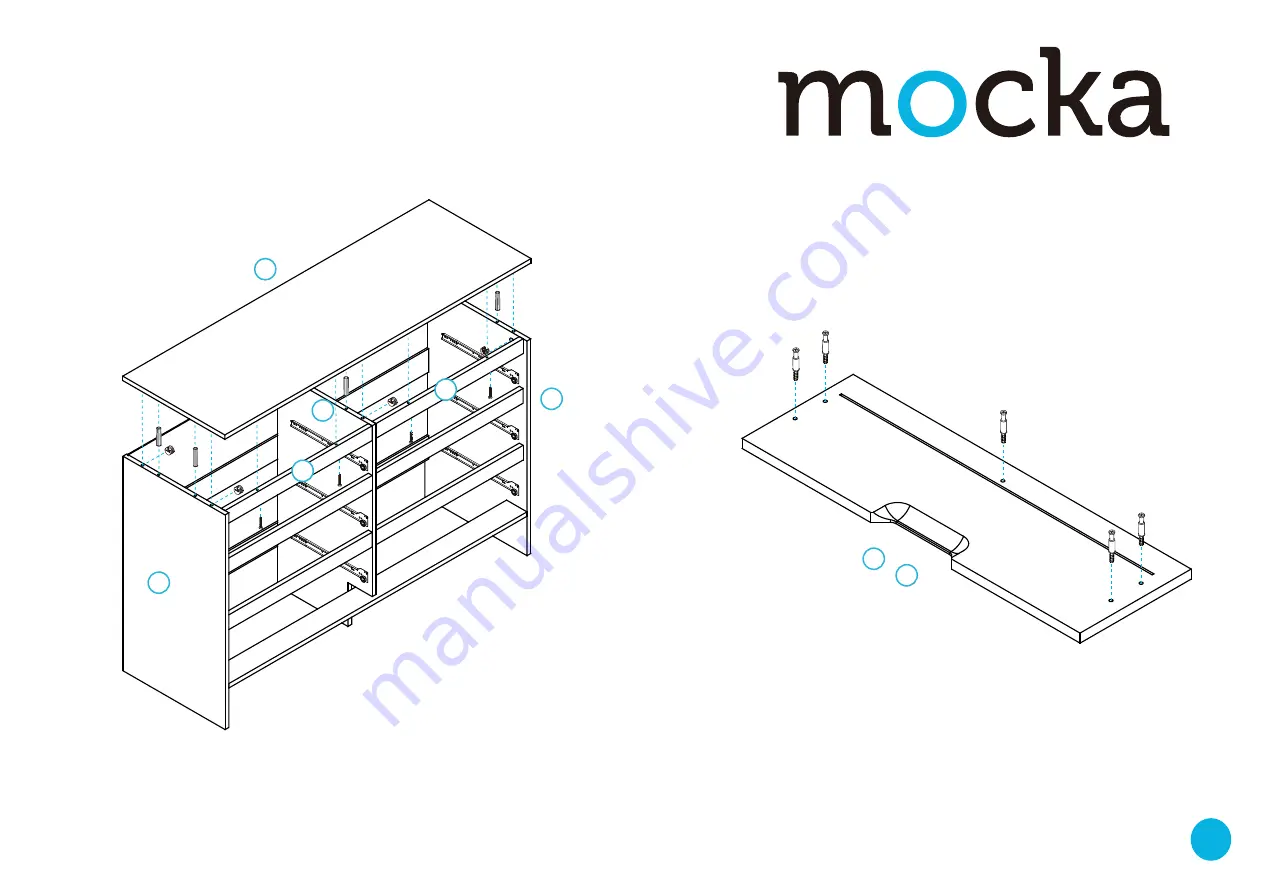 Mocka Dahlia Six Drawer Скачать руководство пользователя страница 8