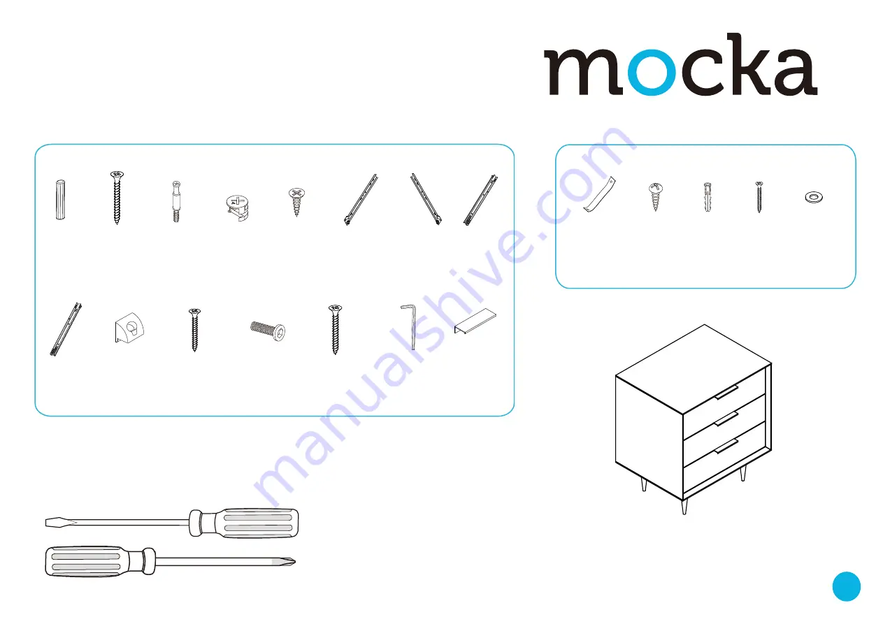 Mocka Eliza Bedside Table Скачать руководство пользователя страница 1