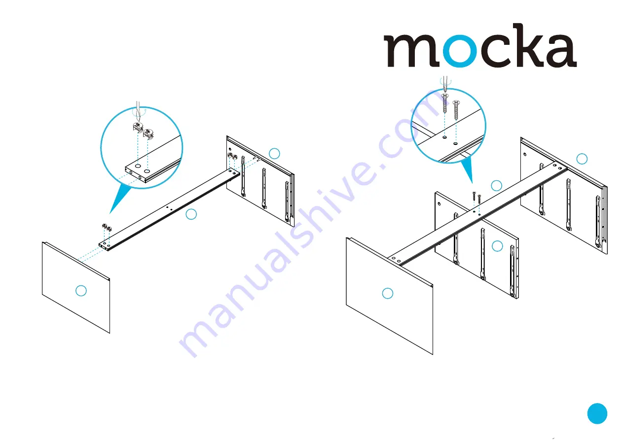 Mocka Eliza Six Drawer Скачать руководство пользователя страница 3