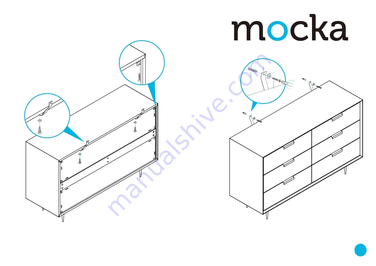 Mocka Eliza Six Drawer Скачать руководство пользователя страница 9