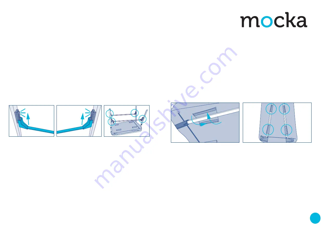 Mocka Emily Cradle Assembly Instructions Download Page 4