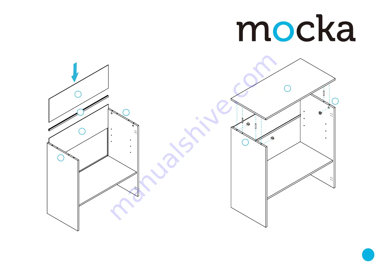 Mocka Inca Console Table Assembly Instructions Manual Download Page 4