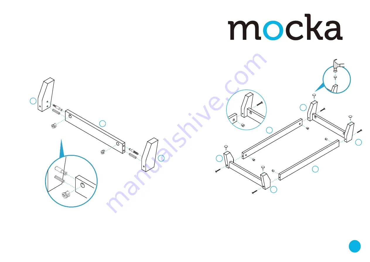 Mocka Jesse Tallboy Assembly Instructions Manual Download Page 6