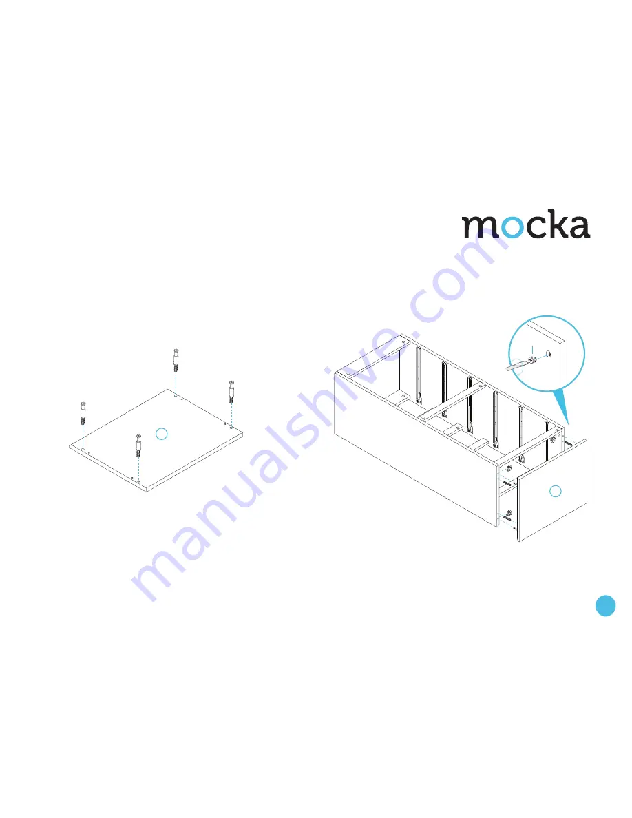 Mocka Jolt Six Drawer - Slim Assembly Instructions Manual Download Page 4