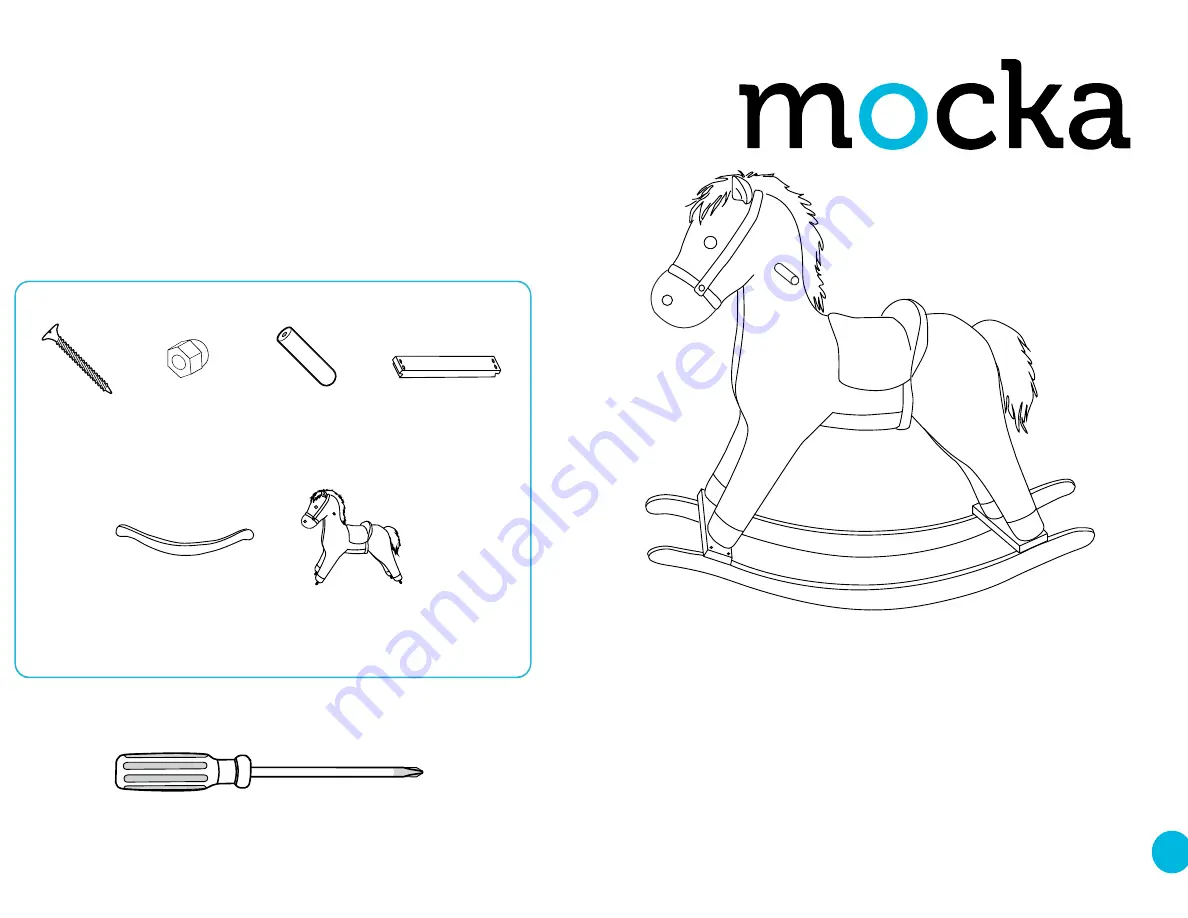 Mocka Kids Rocking Horse Скачать руководство пользователя страница 1