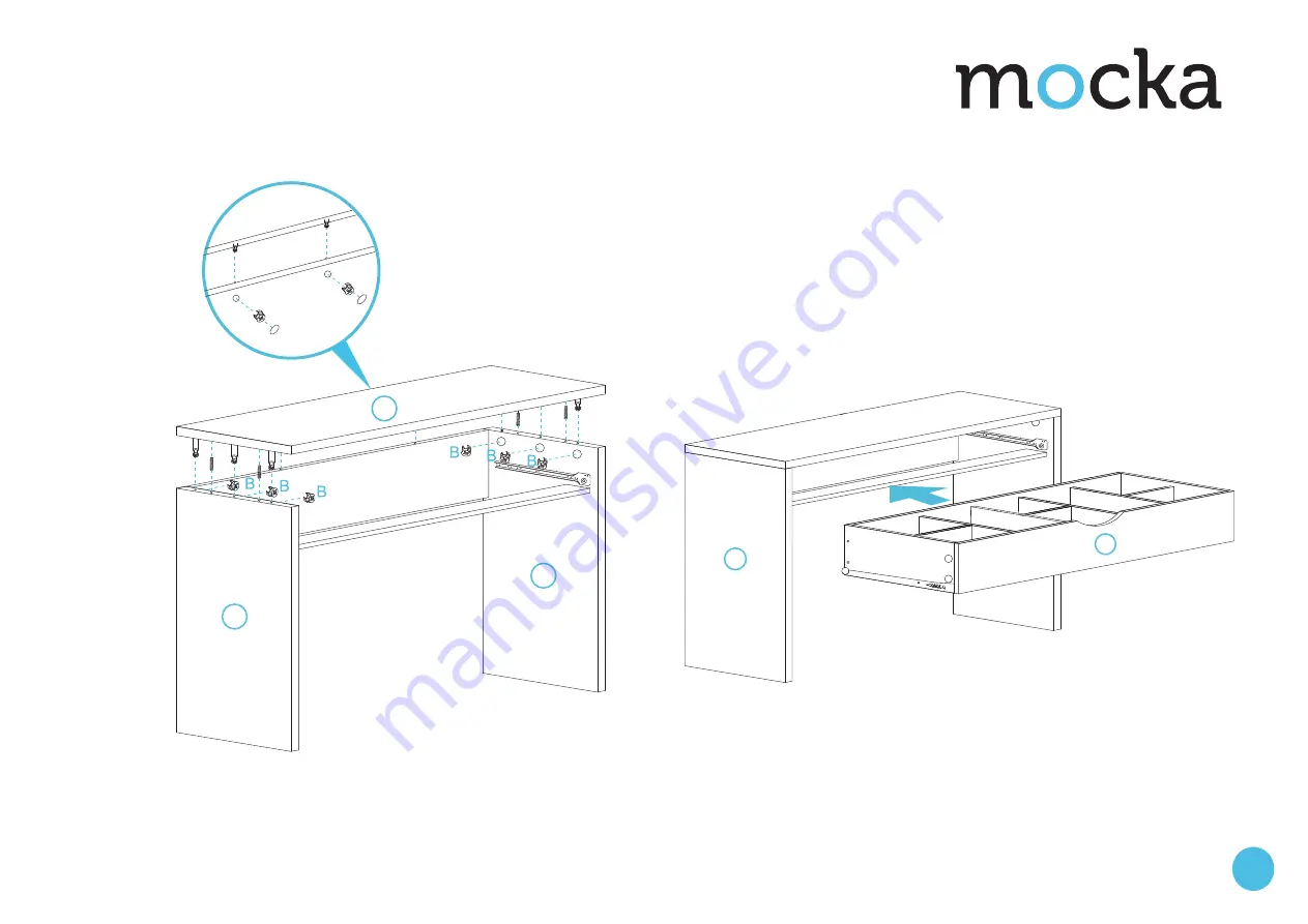 Mocka Make-Up Table Скачать руководство пользователя страница 8