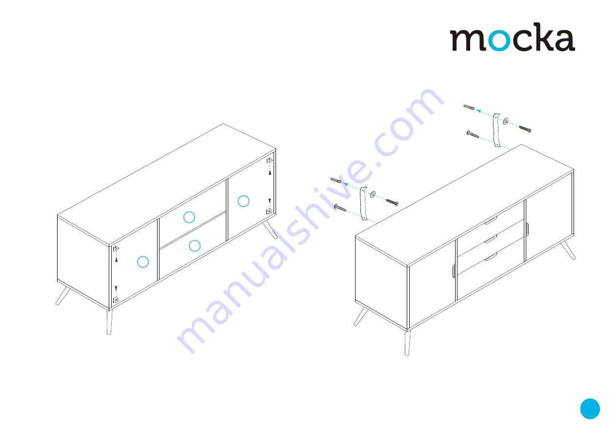 Mocka Marlow Buffet Assembly Instructions Manual Download Page 12