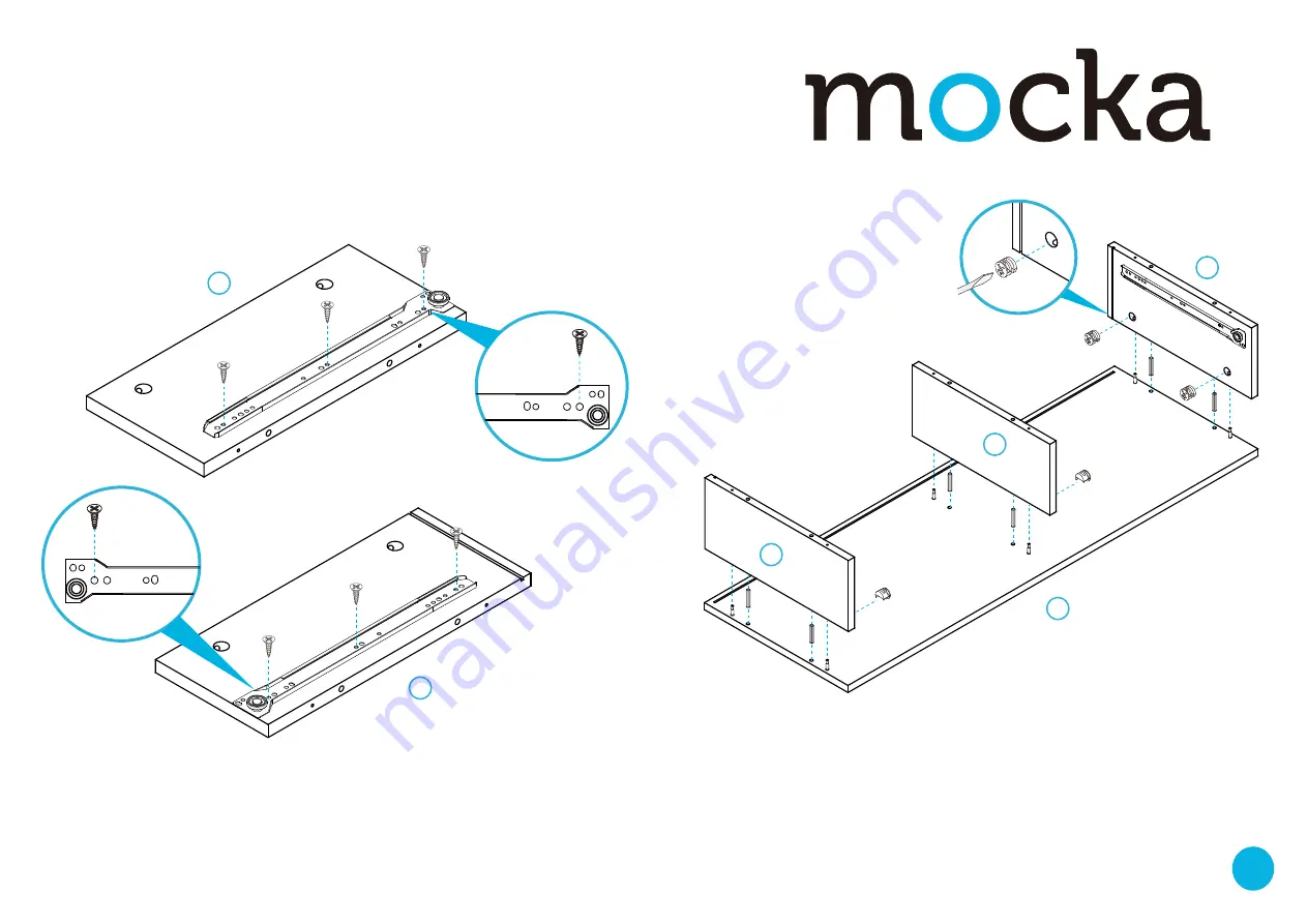 Mocka Marlow Console Table Скачать руководство пользователя страница 3