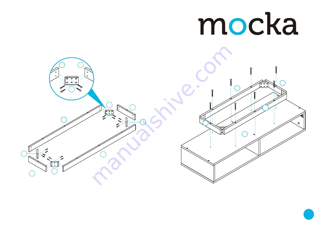 Mocka Marlow Console Table Скачать руководство пользователя страница 5