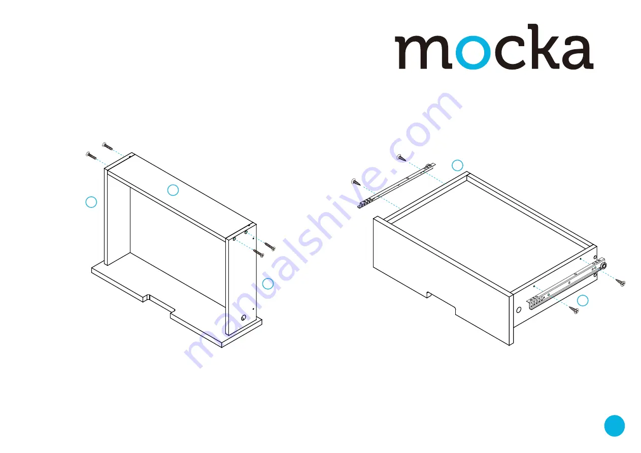 Mocka Marlow Console Table Assembly Instructions Manual Download Page 8