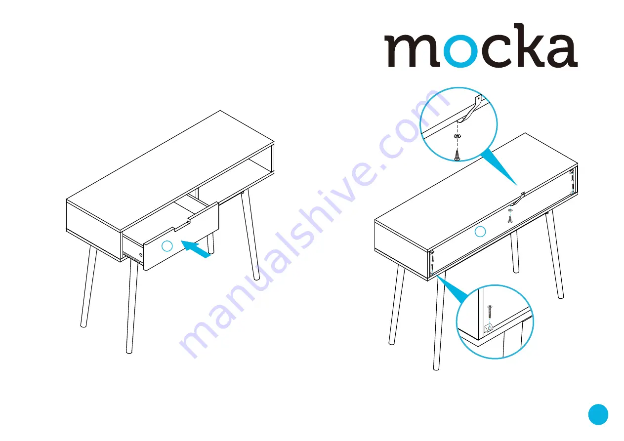 Mocka Marlow Console Table Скачать руководство пользователя страница 9