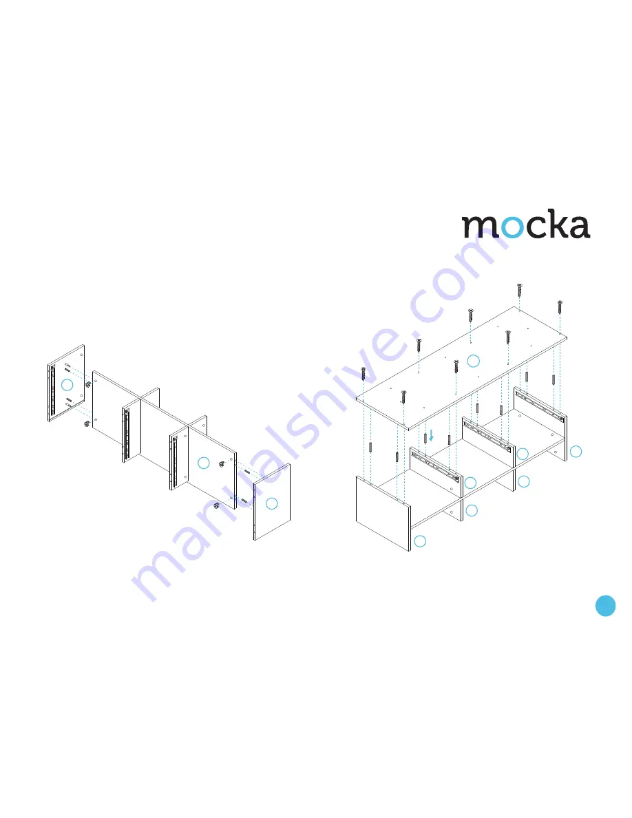 Mocka Marlow Entertainment Unit Assembly Instructions Manual Download Page 4