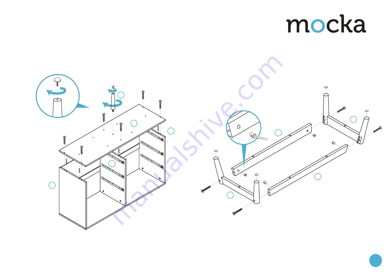 Mocka Marlow Six Drawer-Wide Скачать руководство пользователя страница 6