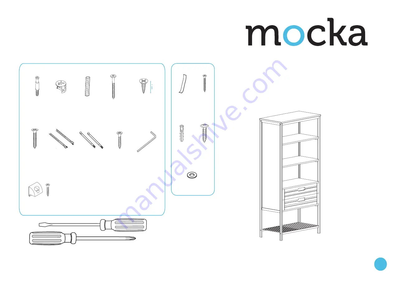 Mocka Maya Bookcase Скачать руководство пользователя страница 1