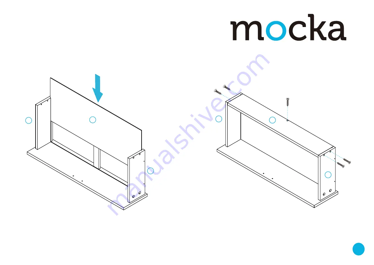 Mocka Mischa Three Drawer Assembly Instructions Manual Download Page 8