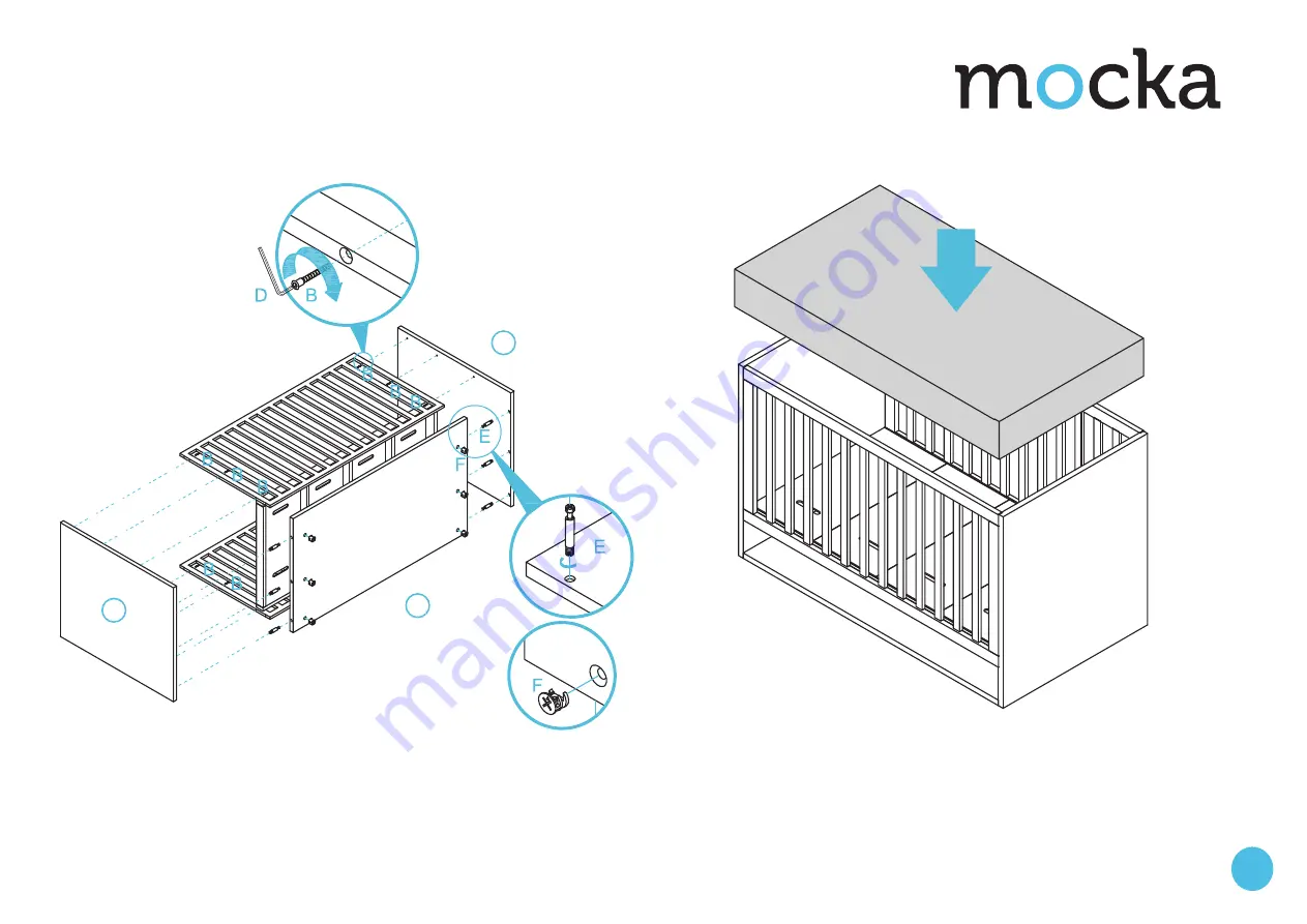 Mocka Neva Cot Скачать руководство пользователя страница 3