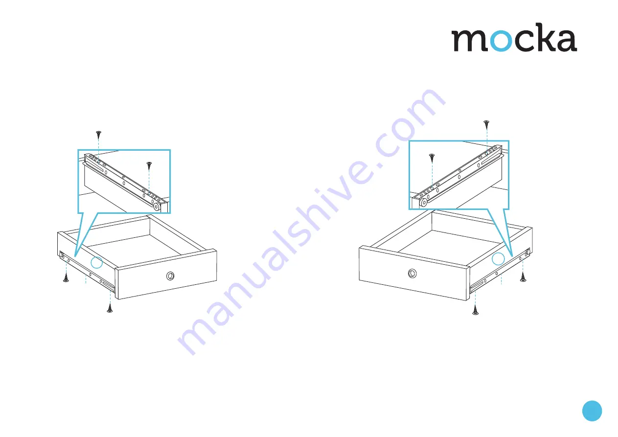 Mocka Parker 6 Drawer Assembly Instructions Manual Download Page 8