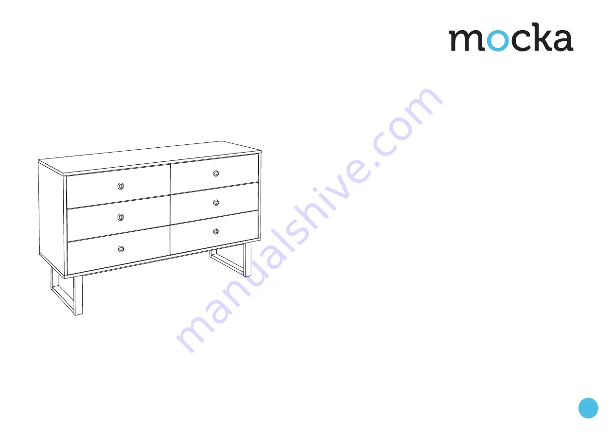 Mocka Parker 6 Drawer Скачать руководство пользователя страница 10