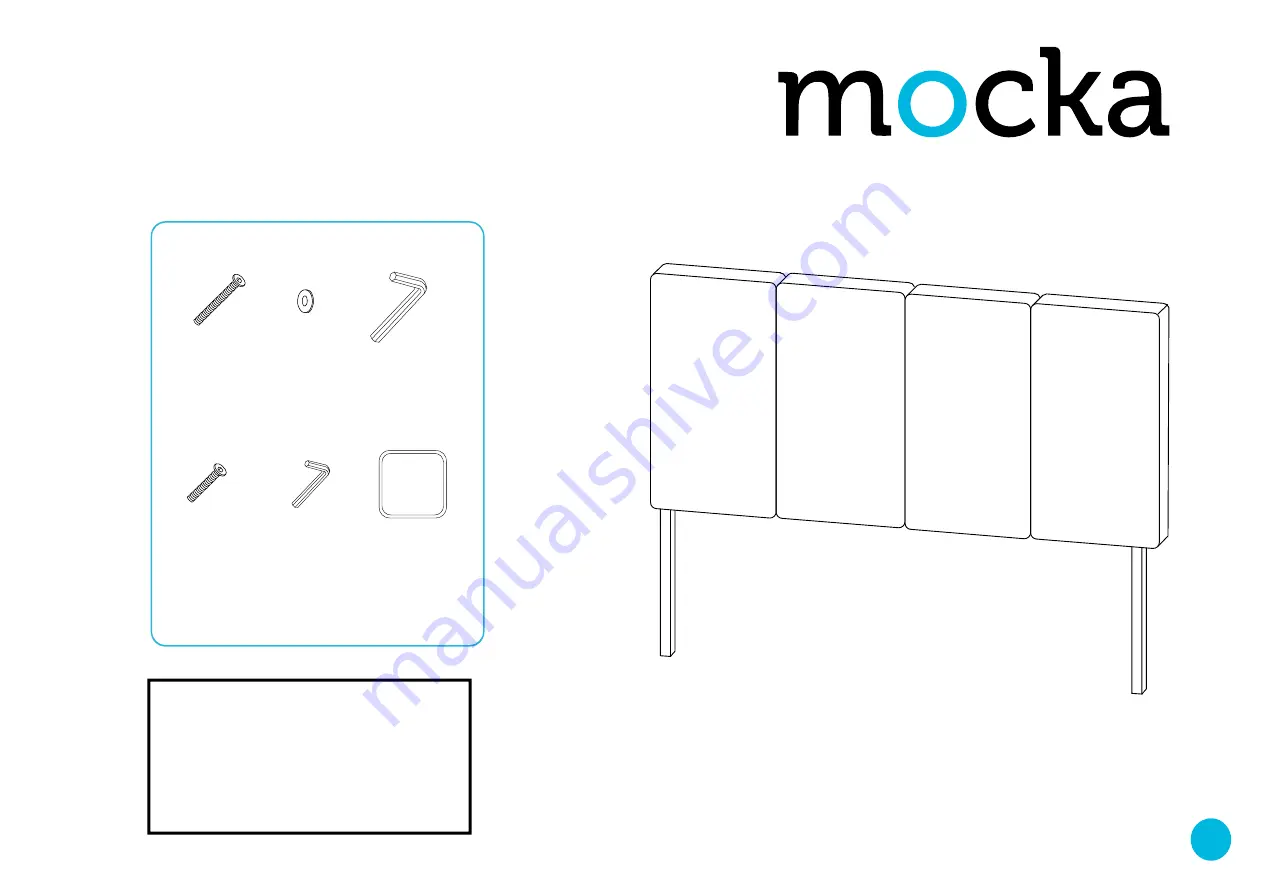 Mocka Regent Bedhead Series Assembly Instructions Download Page 1