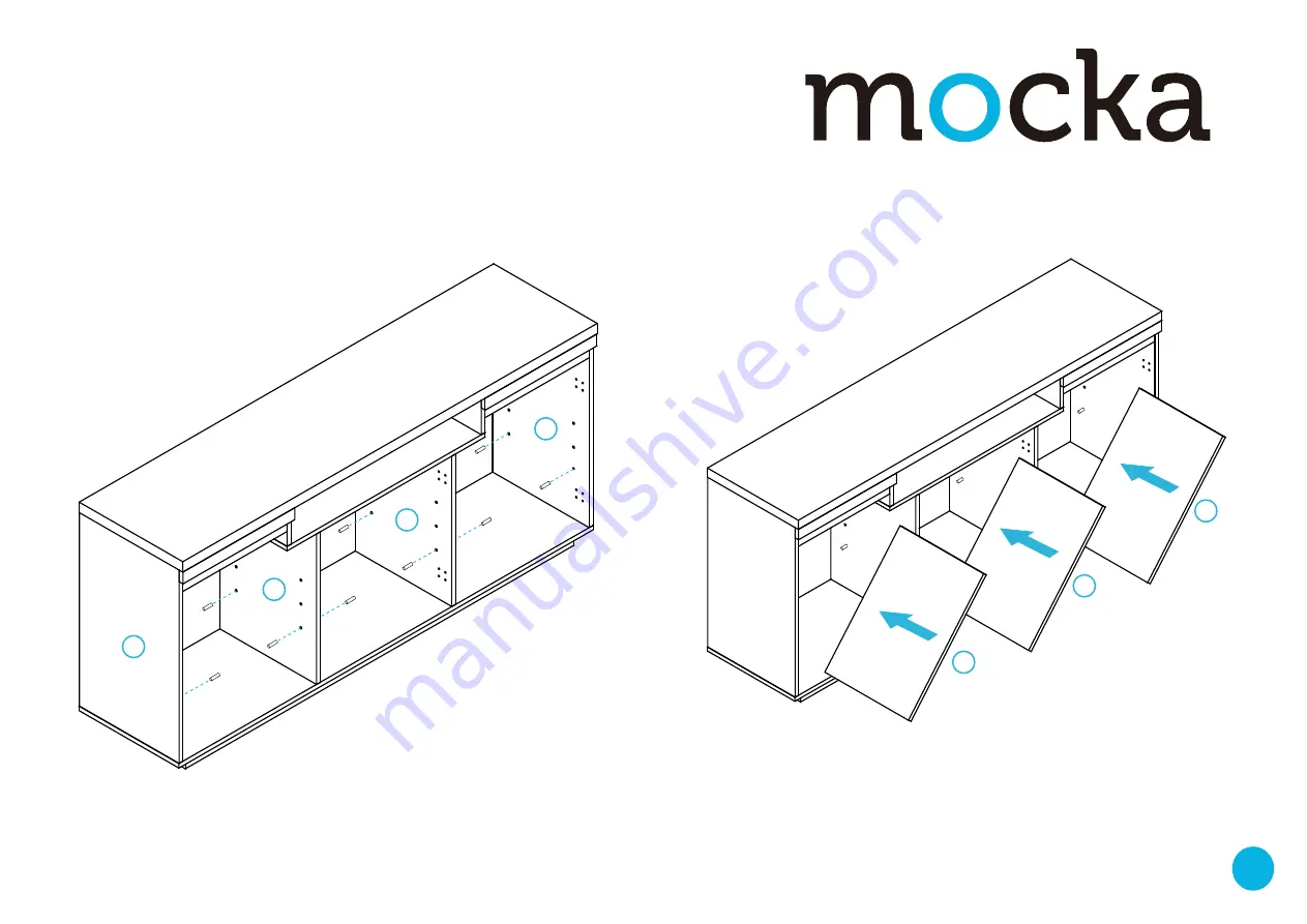 Mocka Sadie Buffet Three Door Скачать руководство пользователя страница 9