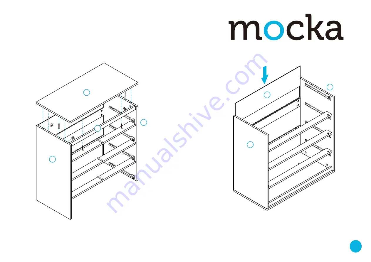 Mocka Scarborough Four Drawer Скачать руководство пользователя страница 6