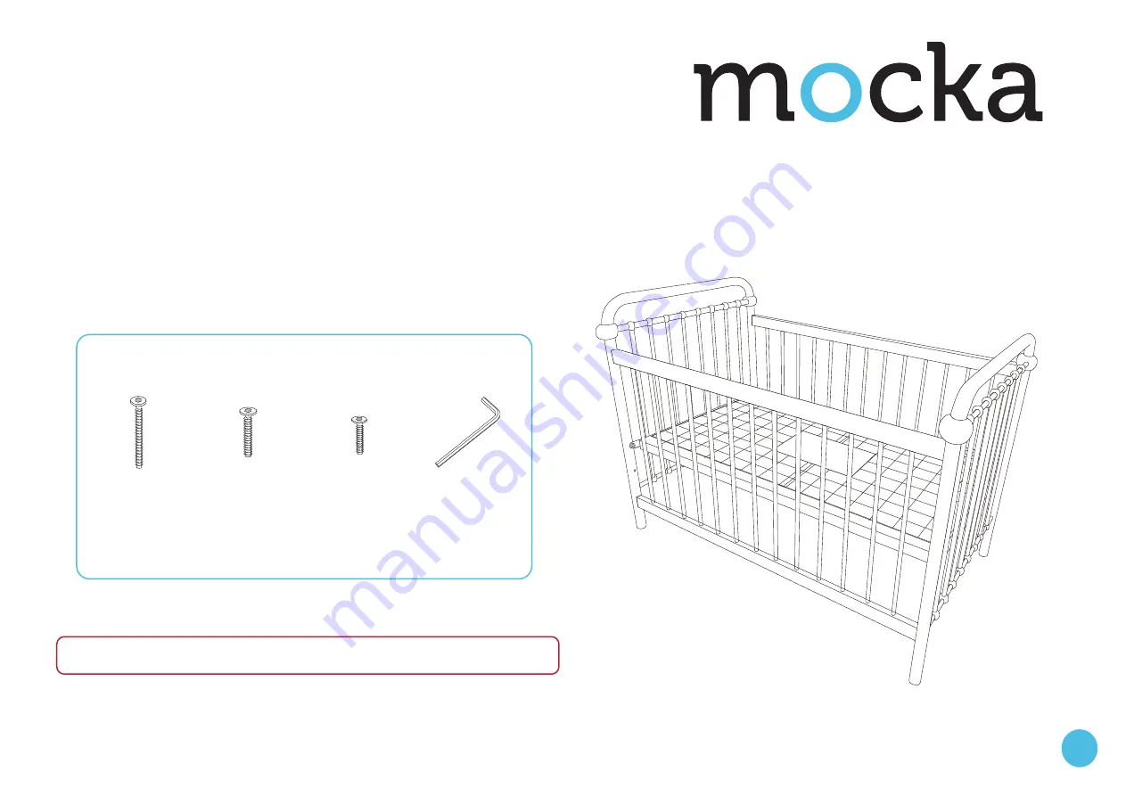 Mocka Sonata Cot Скачать руководство пользователя страница 1