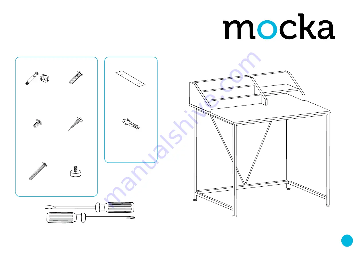 Mocka Toby Desk Скачать руководство пользователя страница 1