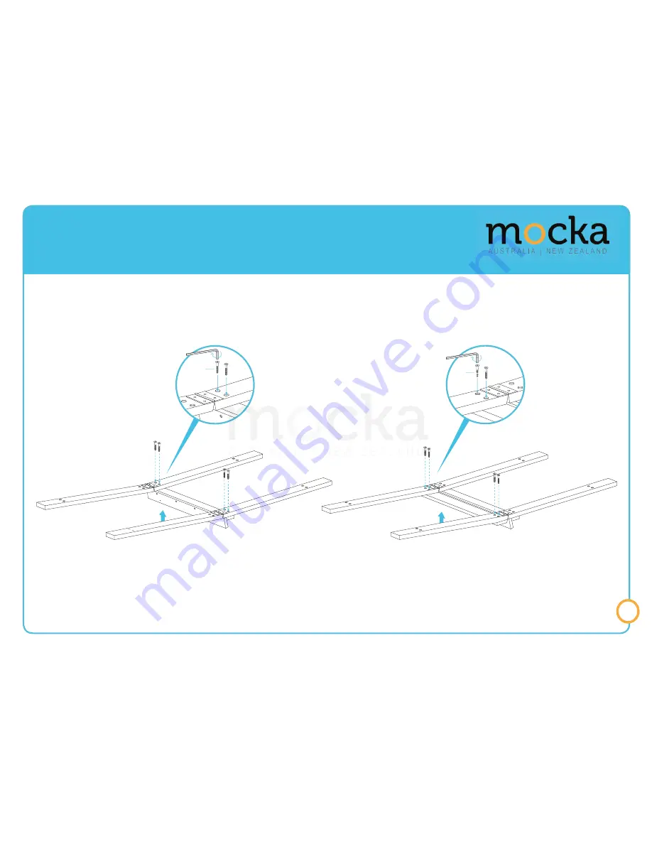 Mocka Trestle Desk Скачать руководство пользователя страница 2