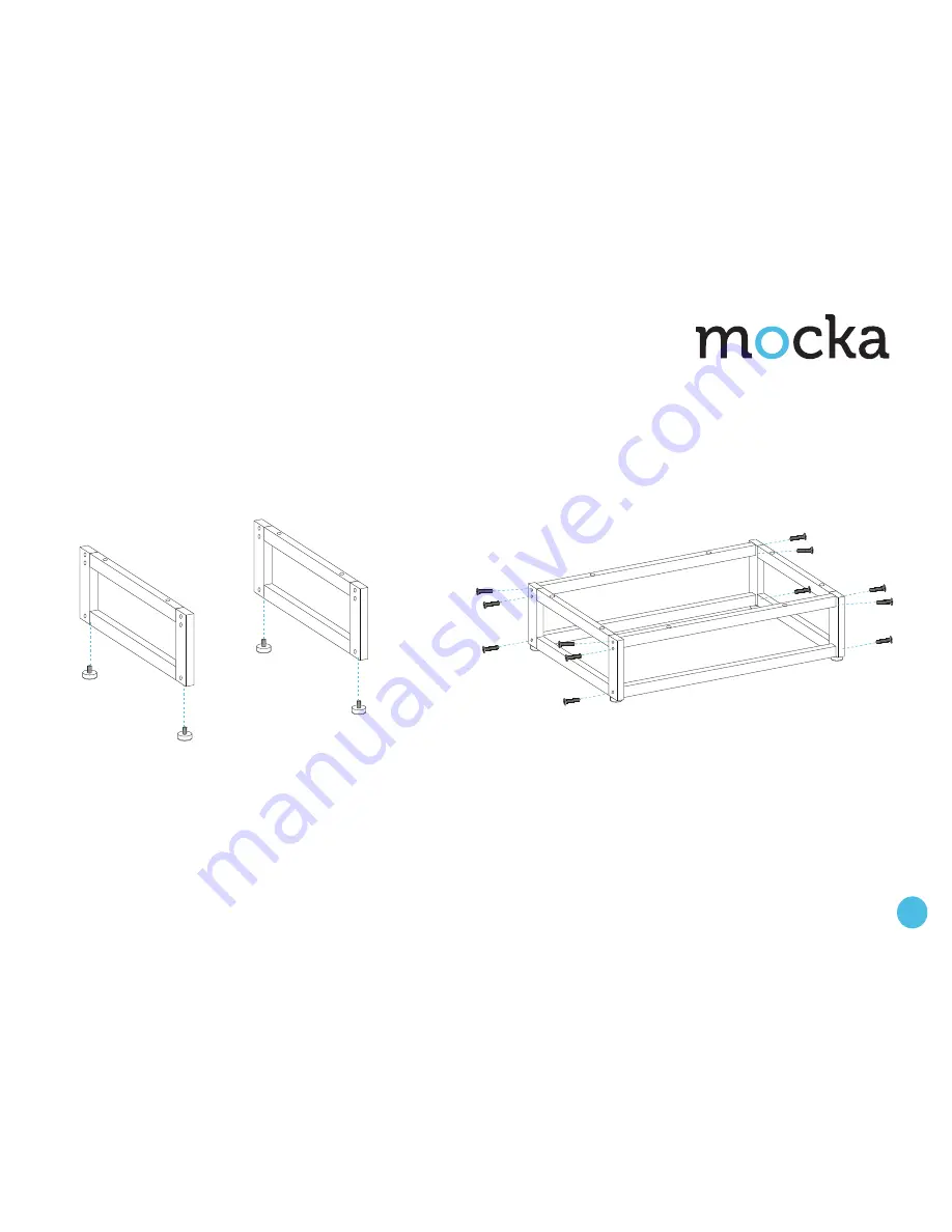 Mocka Urban Tallboy Assembly Instructions Manual Download Page 2