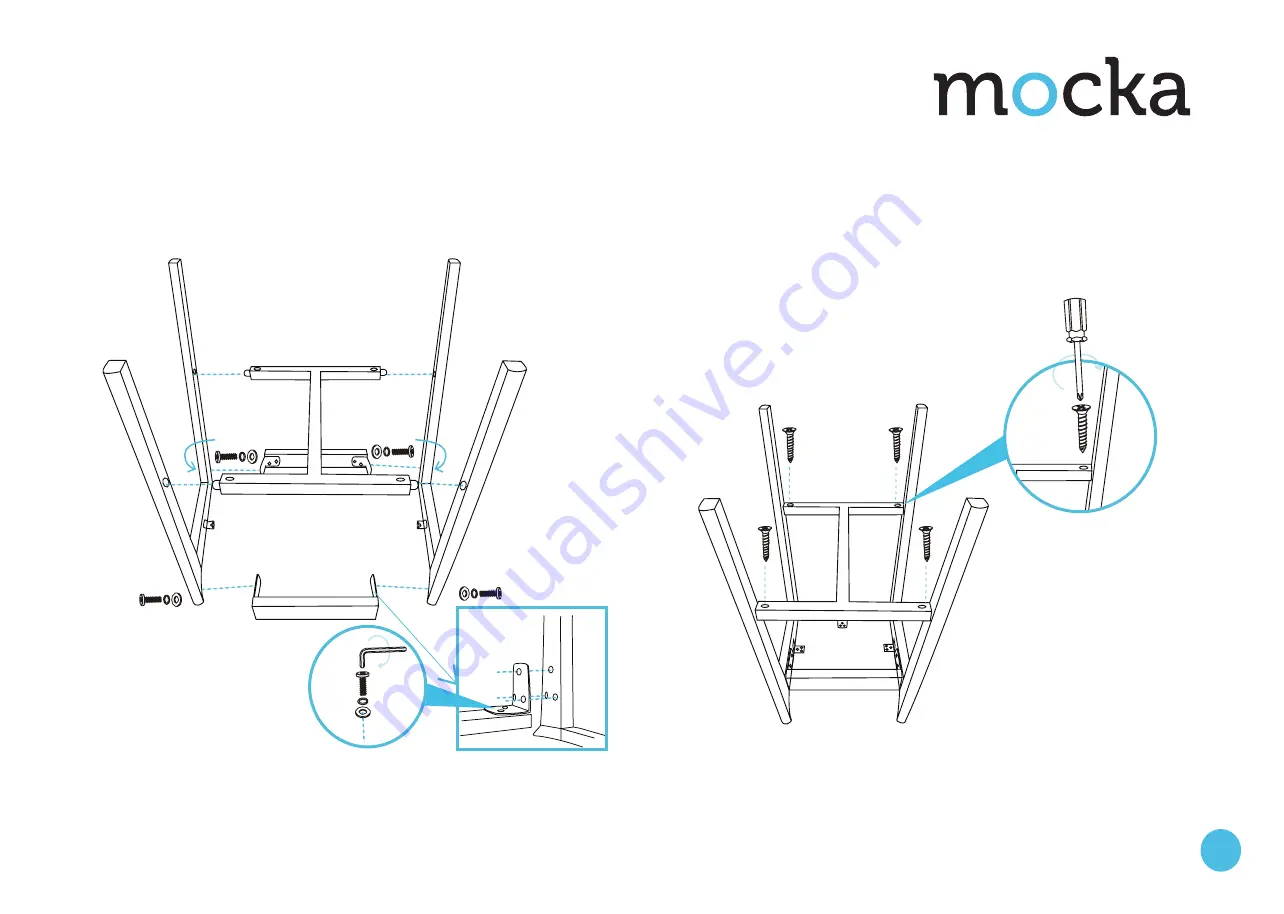 Mocka Vera Bar Stool Assembly Instructions Download Page 2