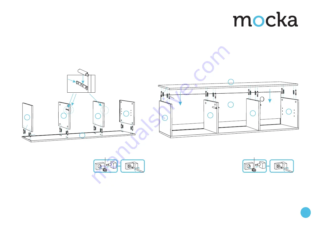 Mocka Vigo Entertainment Unit Assembly Instructions Manual Download Page 4