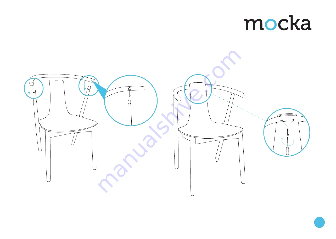 Mocka Winnie Chair Assembly Instructions Download Page 3